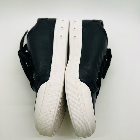 NWT rag and bone leather sneakers standard issue lace up black size 5 - Picture 5 of 14